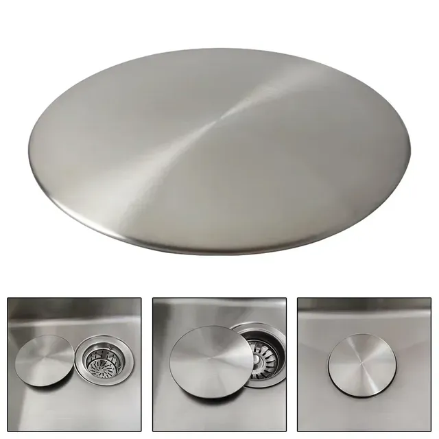 Couvercle vidange évier cuisine acier inoxydable 304…