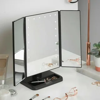 Miroir de maquillage à trois volets