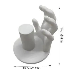 Porte-papier hygiénique en forme de main de 14cm