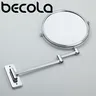 Miroir mural articulé extensible chromé rond 8 pouces… – vue 5