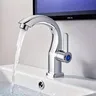Robinet de lavabo de salle de bains monotrou moderne… – vue 7