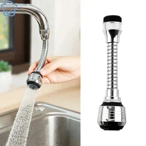 Dispositif d&rsquo;T-shirts d&rsquo;Eau en Acier Inoxydable pour Cuisine, Allongement Rotatif, Arroseur Verde, Prolongateur de Pulvérisation, Moteurs Bler