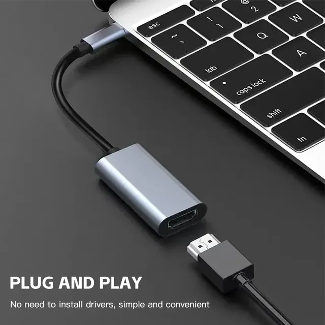 Adaptateur TYPE C vers HDTV 4K USB 3 1 mâle vers HDTV… – vue 4