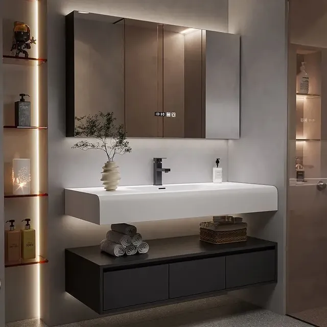 Cintre noir Meuble De Salle De Bain conceptions évier… – vue 2