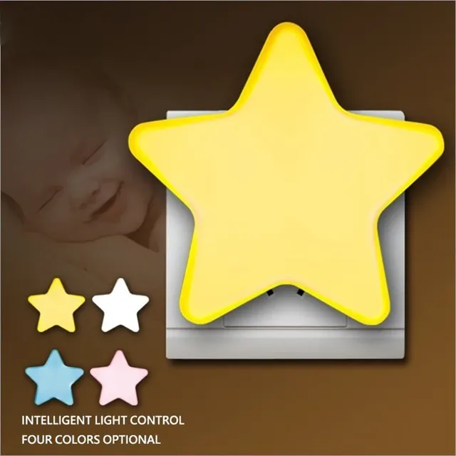LED étoiles veilleuses prise ue/US lampe de nuit lumière… – vue 2