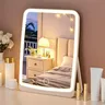 Miroir maquillage rechargeable typeC compact LED tactile… – vue 1