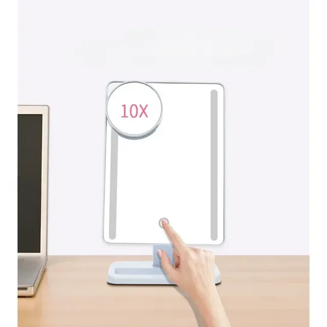 Miroir maquillage led réglable tactile 24leds… – vue 5