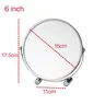 6‘’ Miroir de Maquillage Miroir Grossissant 1X/10X Forme… – vue 6