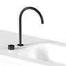 Robinet de lavabo noir – vue 2