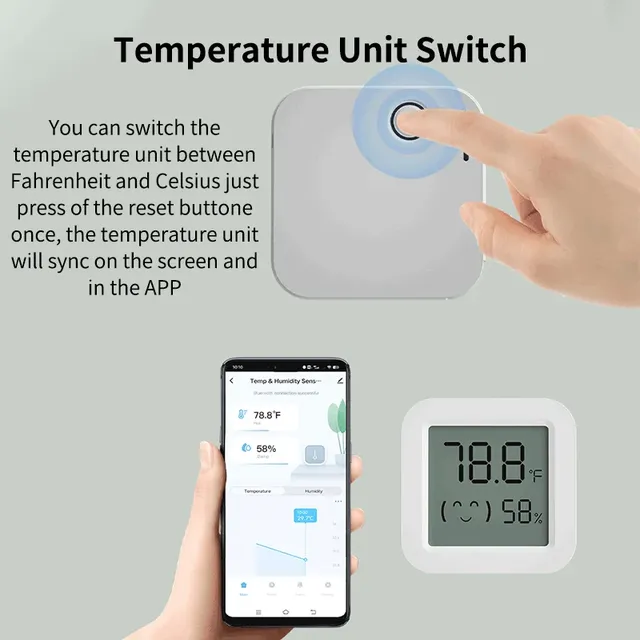 Capteur de température et d'humidité Bluetooth – vue 6