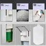 Distributeur mural savon gel hydroalcoolique pompe… – vue 3