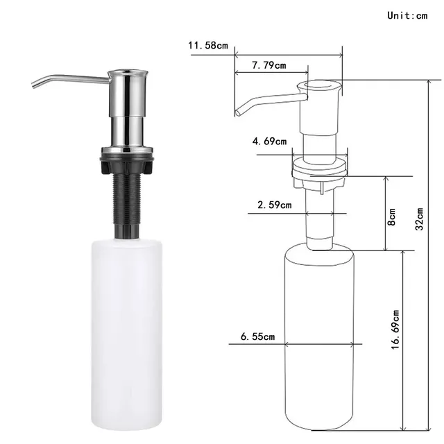 Distributeurs de savon liquide avec bouteille de 500ml – vue 5