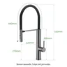 Robinet de cuisine flexible en bronze avec bec… – vue 3