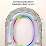 1/2/4 pièces de siège de toilette lavable double couleur… – vue 3