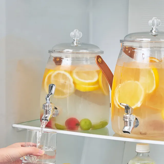 Distributeur boissons transparent borosilicate robinet…
