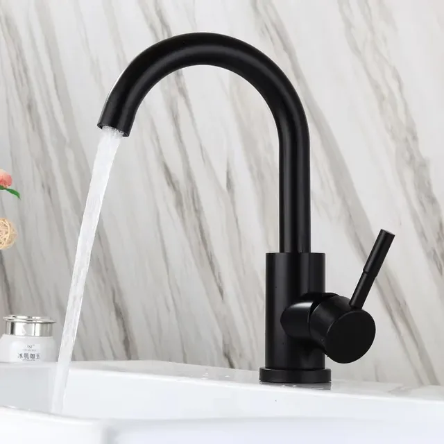 Robinet mitigeur d'eau chaude et froide en acier… – vue 3