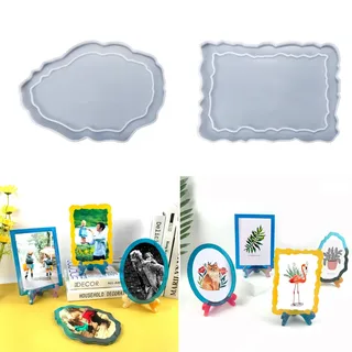 Cadre Photo ovale et carré en Silicone