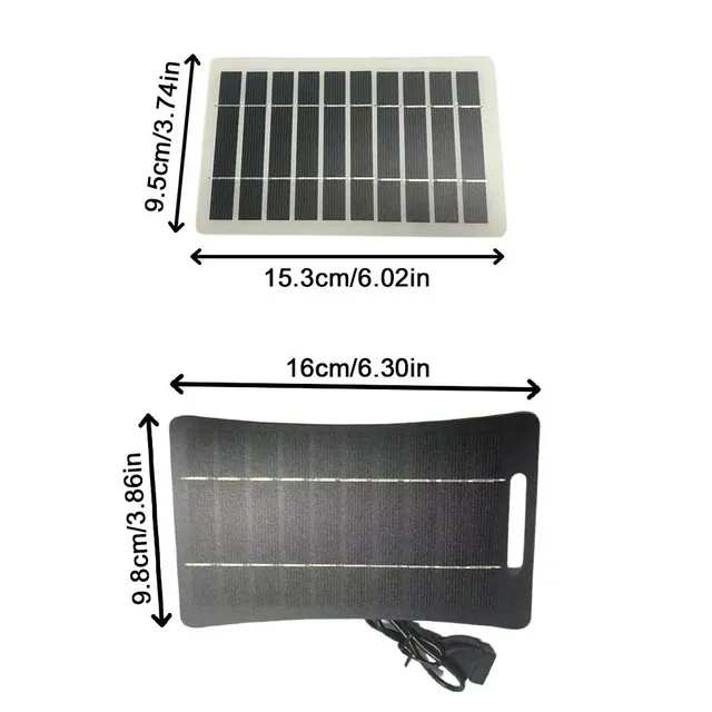 Panneau de chargeur solaire USB 5V 2W – vue 6