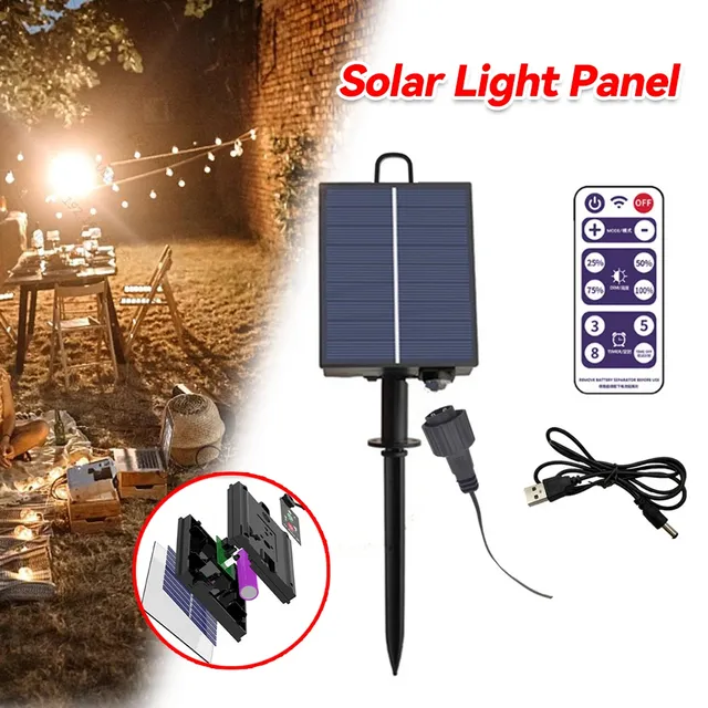 Boîte de batterie solaire pour lampes LED extérieures et…