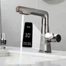 Robinet de lavabo en laiton extractible – vue 3