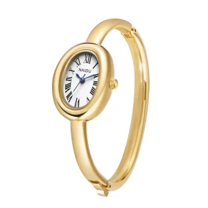 Montre ovale pour femme, petit cadran doré, chiffres romains, montre-Bracelet à Quartz, Orologio, horloge, cadeau d’anniversaire Montre ovale pour femme, petit cadran doré, chiffres romains, montre-Bracelet à Quartz, Orologio, horloge, cadeau d’anniversaire