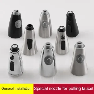 Accessoires de traction pour robinet de cuisine, buse d&rsquo;eau télescopique, tête de remplacement extractible, barboteur, petite tête anti-éclaboussures