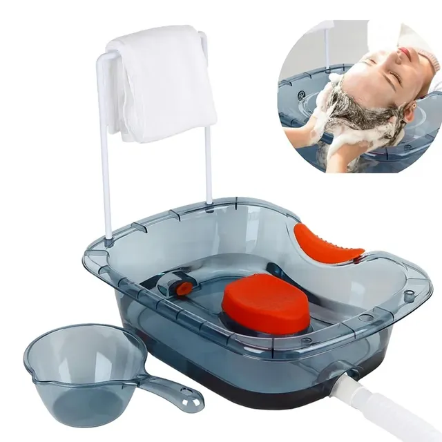 Lavabo shampoing portable bassin ergonomique appui nuque… – vue 4