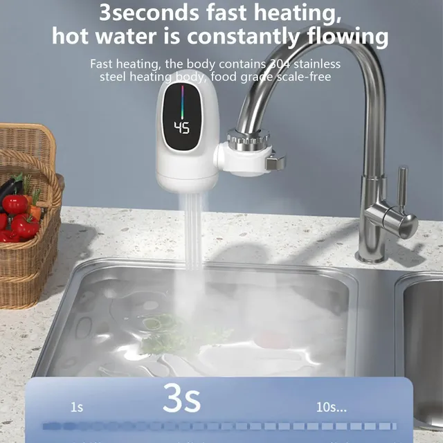 Robinet d'eau électrique à chauffage instantané – vue 2
