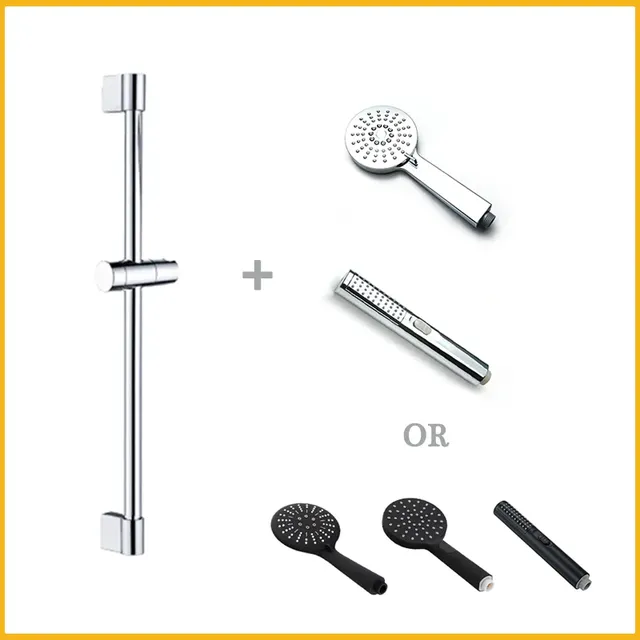 Kit de Douche Mural avec Pommeau de Douche en ABS – vue 2