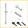 Kit de Douche Mural avec Pommeau de Douche en ABS – vue 2