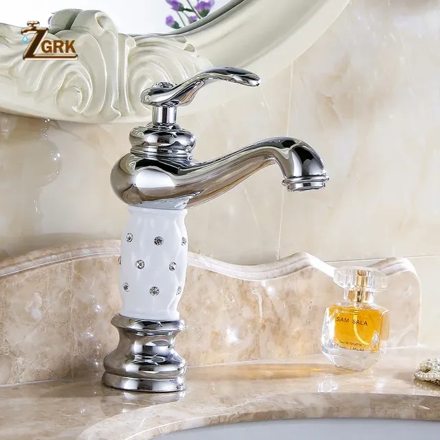 ZGRK robinets de lavabo de salle de bains dorés – vue 2