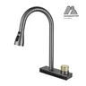 Robinet de cuisine cascade en laiton froid et chaud – vue 5