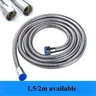 Flexible douche acier inoxydable gaine spiralée chromée… – vue 2
