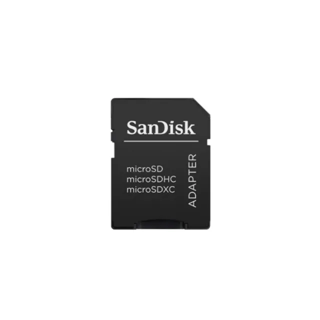 Adaptateur microSD SD SanDisk noir plastique rigide mat…