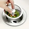 Crépine d'évier de cuisine avec poignée et bouchon – vue 3