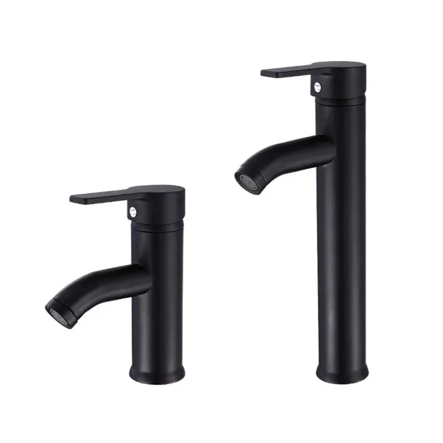 Robinet inoxydable 304 noir mat haut monocommande… – vue 7