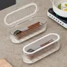 Boîte rangement baguettes cuisine transparent plastique… – vue 1