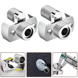 Robinet réglable à 40 degrés, pied incurvé coudé 26/36mm, vis excentrique, adaptateur de robinet d&rsquo;angle en cuivre, accessoires de robinet de cuisine