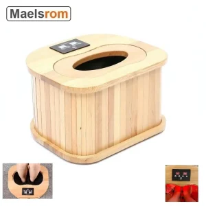Sauna Portable pour les Pieds à Infrarouge Lointain, E27, Faible EMF, Sans Eau, pour le Sang, le Surpoids, Relaxation Musculaire, Poignées Oxyfiantes