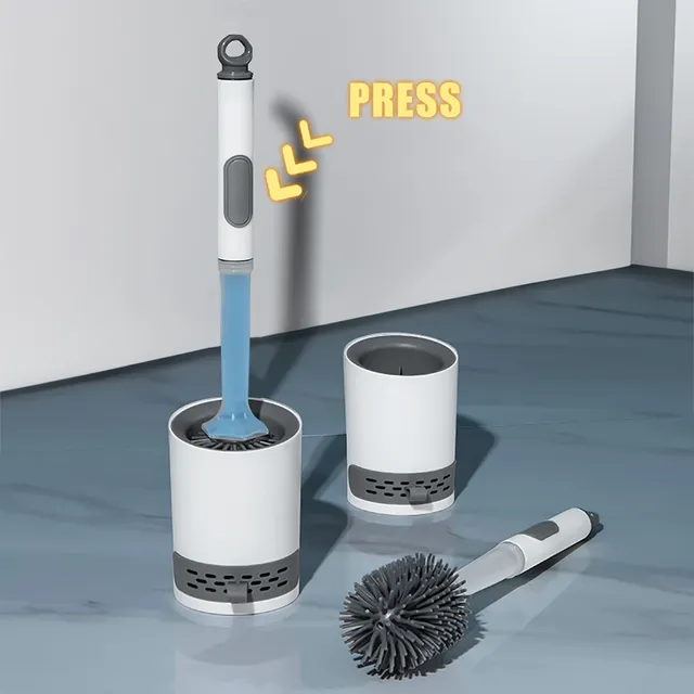 Ensemble de porte-brosses pour cuvette de toilettes…