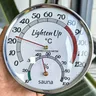 Thermohygromètre sauna mural analogique cadran rond… – vue 5
