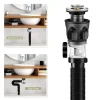 Ensemble de tuyaux de Drainage anti-odeur pour lavabo en acier inoxydable, égouttoir mural pour lavabo, tuyau de Drainage horizontal, accessoires de cuisine