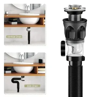 Ensemble de tuyaux de Drainage anti-odeur pour lavabo en acier…