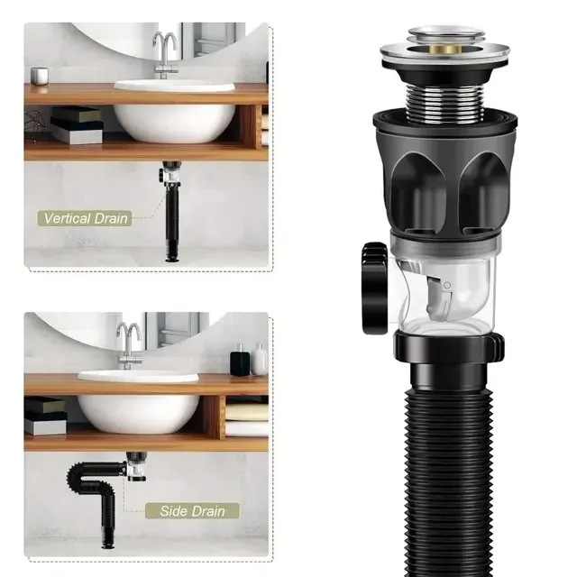 Ensemble de tuyaux de Drainage anti-odeur pour lavabo en…