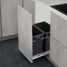 Panier de cuisine caché encastré poubelle avec couvercle… – vue 4