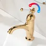 Robinets de lavabo de salle de bains créatifs de luxe – vue 6