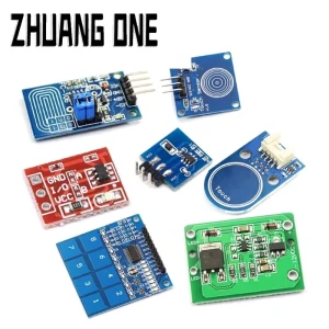 Capteur de commutation tactile numérique TTP223 / TTP223B / TTP224 / TTP226 / TTP229 Jog, Module capacitif à clé tactile numérique 1/4/8/16 canaux