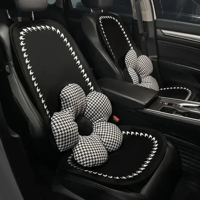 Housse de siège de voiture en peluche courte et douce – vue 4