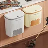 Poubelle murale rabattable pliable compacte plastique… – vue 2