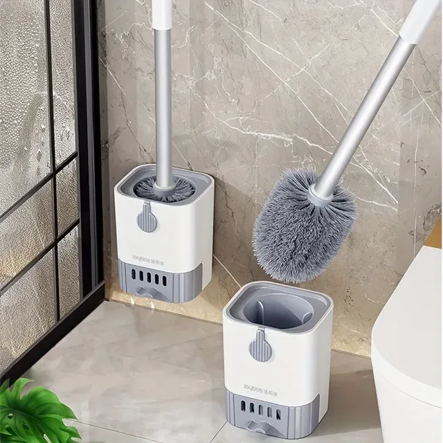 Ensemble de brosses de toilette avec support